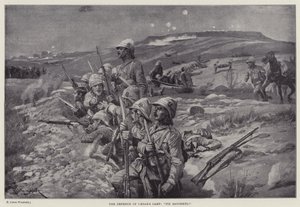 Obrana Caesarova tábora, "opravte bajonety!" (litho)