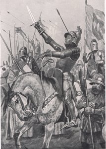The Death of Henry Hotspur, 21. července 1403, ilustrace z 