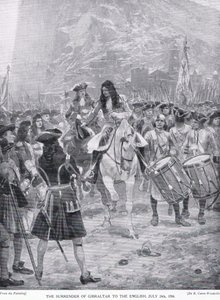 Kapitulace Gibraltaru, cca 1910 od Richard Caton Woodville