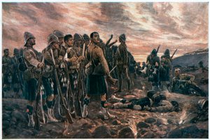 „Vše, co z nich zbylo“, 2. búrská válka, 1899. od Richard Caton Woodville II