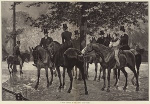 Ostrá sprcha v řadě, Hyde Park od Richard Caton Woodville junior