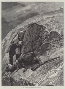 Big Horn Stalking ve Skalistých horách od Richard Caton Woodville junior
