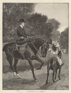 Její ochránce od Richard Caton Woodville junior