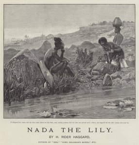 Nada the Lily, od H Rider Haggard od Richard Caton Woodville junior