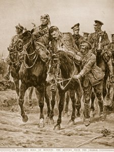 Na britské listině cti: Návrat z nálože od Richard Caton Woodville junior