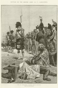 42. Highlanders střežící francouzské zajatce od Richard Caton Woodville junior