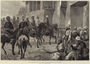 Afghánská válka, vstup generála sira Samuela Browna do Jellalabadu od Richard Caton Woodville junior