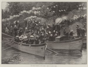 Nedávné boje v Gambii, přepadení u Madini Creek od Richard Caton Woodville junior