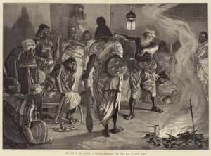 Válka v Súdanu, derviš hlásající svatou válku arabským náčelníkům od Richard Caton Woodville junior