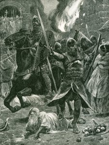 Výsledek uznání Viléma I., Štědrý den, 1066 od Richard Caton Woodville junior