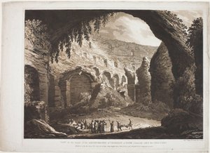 Pohled na vnitřek Vespasiánova amfiteátru v Římě (tzv. Kolosea) od Richard Cooper II
