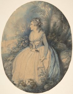 Paní Robinson jako Perdita, ca. 1779. od Richard Cosway