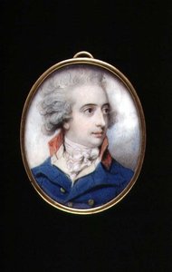 PD.195-1961 Portrétní miniatura generálmajora Williama, vikomta Fieldinga, kolem roku 1790 (slonovina) od Richard Cosway