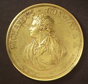 Portrétní medaile umělce (bronzová) od Richard Cosway