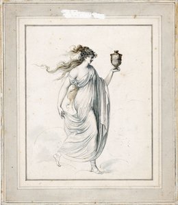 Portrét lady Emmy Hamiltonové od Richard Cosway