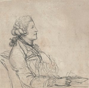Profilová studie mladého muže od Richard Cosway