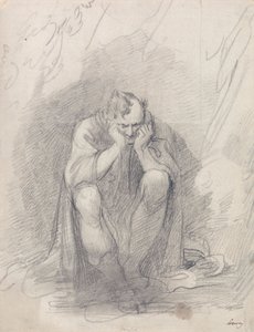 Timon z Atén před jeho jeskyní od Richard Cosway