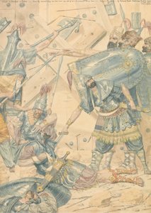Smrt Abimelecha v Thebez od Richard Dadd