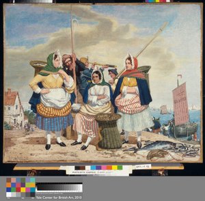 Rybí trh u moře od Richard Dadd