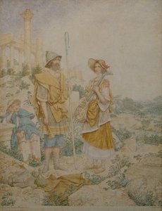 Italští rustikální hudebníci od Richard Dadd