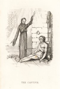Kostra Smrti a zajatce. ,1827 (rytina)