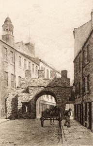 East Port nebo Cowgate Port od Richard Davidson Winter