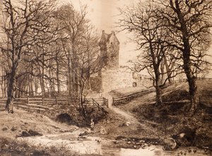 Mains Castle (lept) od Richard Davidson Winter