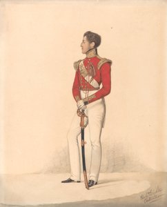 Lord Henry Charles Capel Somerset, 5. lehká pěchota - Cheltenham od Richard Dighton