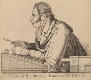 sir Matthew Wood; Pohled do dvorany, Guildhall