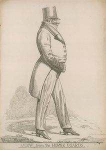 Sir Robert Bolton; Pohled z koňské gardy od Richard Dighton