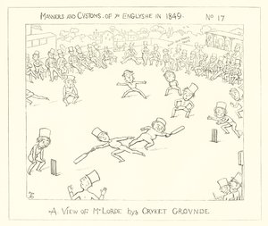 1849, Pohled na Lords Cricket Ground od Richard Doyle