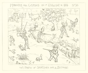 1849, Parta sportovců ve střelbě od Richard Doyle