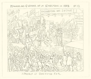 1849, Vyhlídka na Greenwichský veletrh od Richard Doyle