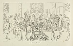 Smluvní stát. Velká společenská událost ve velkolepém prostředí. od Richard Doyle