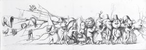 Francouzští návštěvníci Velké výstavy, 1851 od Richard Doyle