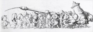 Němečtí návštěvníci Velké výstavy, 1851 od Richard Doyle