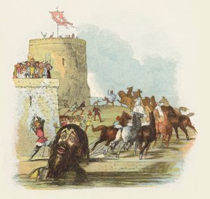 Ilustrace pro Jack The Giant Killer (barevné lito) od Richard Doyle