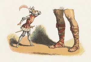 Ilustrace pro Jack The Giant Killer (barevné lito) od Richard Doyle