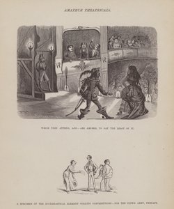 Stránka z The American Tour of pánů Brown, Jones a Robinson (rytina) od Richard Doyle