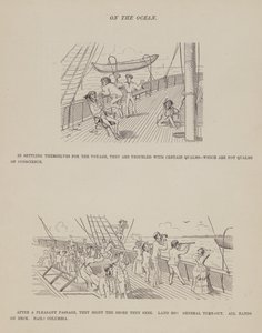 Stránka z The American Tour of pánů Brown, Jones a Robinson (rytina) od Richard Doyle