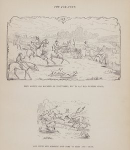 Stránka z The American Tour of pánů Brown, Jones a Robinson (rytina) od Richard Doyle