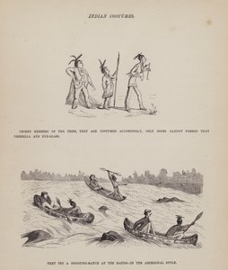 Stránka z The American Tour of pánů Brown, Jones a Robinson (rytina) od Richard Doyle