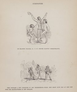 Stránka z The American Tour of pánů Brown, Jones a Robinson (rytina) od Richard Doyle