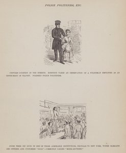 Stránka z knihy The American Tour of Messrs Brown, Jones and Robinson (rytina) od Richard Doyle