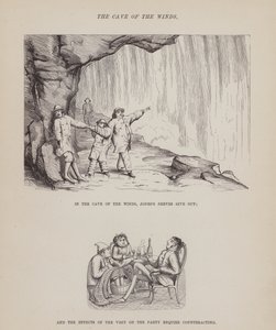 Stránka z The American Tour of pánů Brown, Jones a Robinson (rytina) od Richard Doyle
