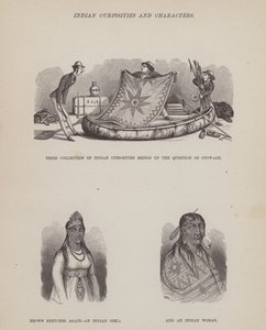Stránka z The American Tour of pánů Brown, Jones a Robinson (rytina) od Richard Doyle