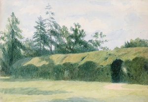 Tisový parter u Headfort House, hrabství Meath od Richard Doyle
