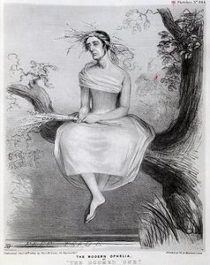 Moderní Ofélie, aneb The Doomed one, 1845 od Richard Doyle
