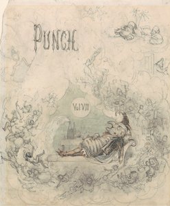 Titulní stránka pro Punch, sv. Viii od Richard Doyle