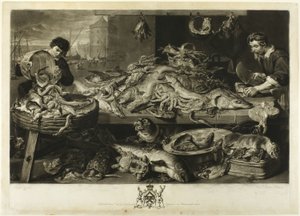 Rybí trh od Richard Earlom